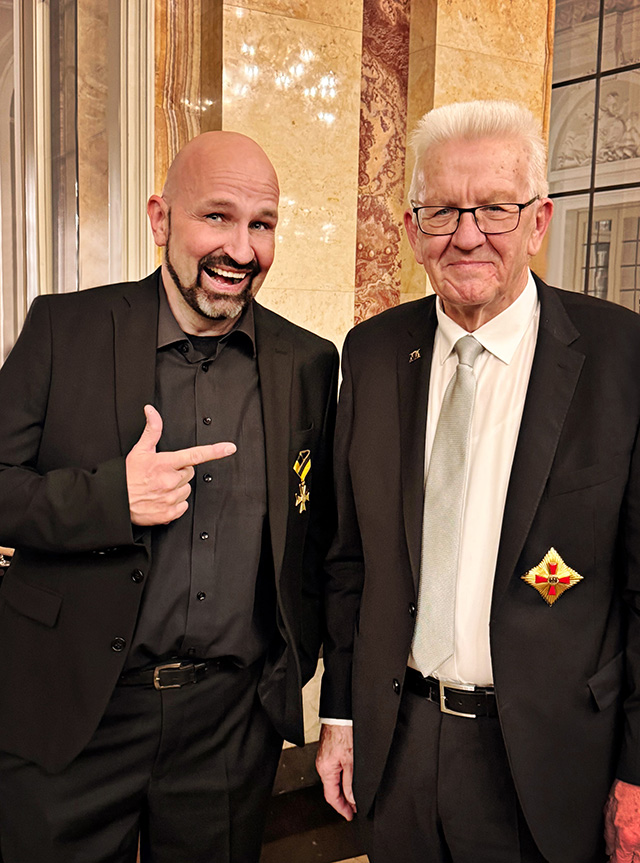Dominik Kuhn Winfried Kretschmann Landesverdienstorden Baden-Württemberg Dodokay