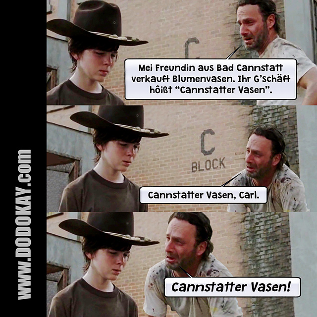 Dodokay Cannstatter Vasen Walking Dead Wasen Volksfest Kalauer